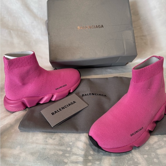 BALENCIAGA speed 2.0 logo Trainers - Picture 1 of 5